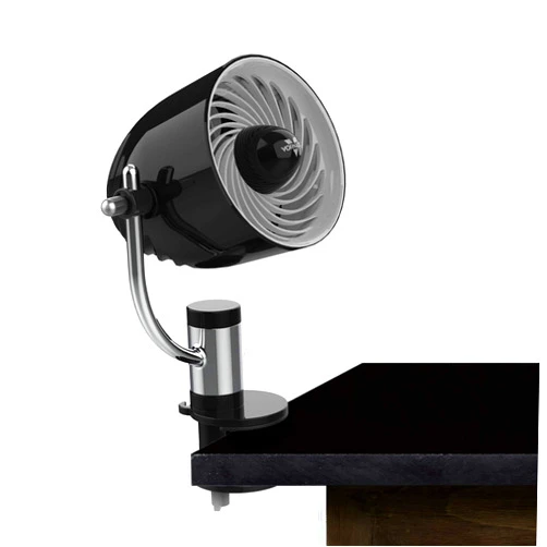 Vornado Pivot Clip Personal Air Circulator Fan with Multi-Surface Clip, Quiet Portable Fan for Office or Bedroom, 3 Speeds, Black