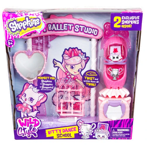 Shopkins Season 9 Wild Style - Kitty Dance School Playset