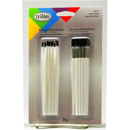 Generic TESTORS Economy Paint Brush 20 Pack