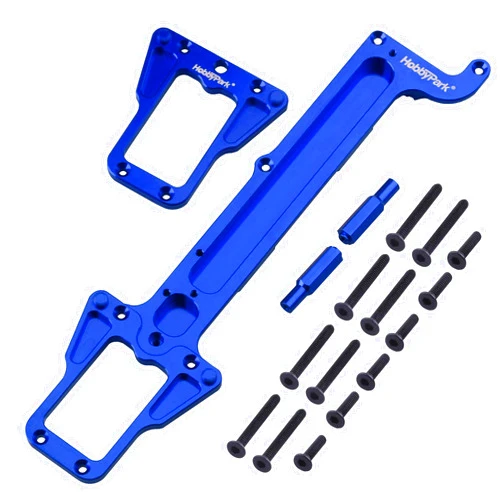 Hobbypark Aluminum Upper Chassis for Traxxas 1/18 LaTrax Teton Rally, Replacement Parts (Navy Blue)