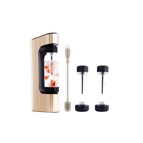 TWENTY39 qarbo LUXE sparkling water and beverage maker with 3 1L botttles - Gold