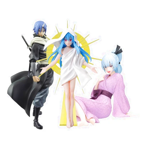 QAHEART Anime Luminus/Souei/Rimuru Tempest Figure Benimaru Action Model Statue Cartoon Figure Desk Car Ornaments