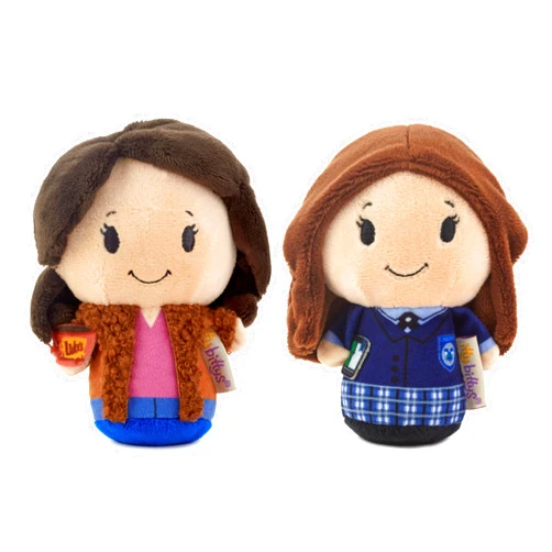 Hallmark itty Bitty Gilmore Girls Plush Toys (Lorelai and Rory) Set of 2, 4