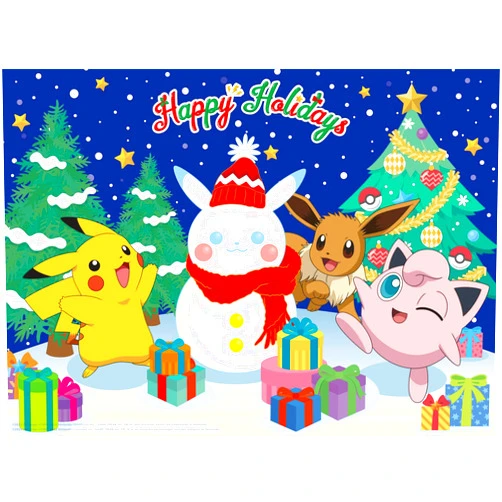 Buffalo Games - Pokemon- Pikachu Snowman - 100 Piece Jigsaw Puzzle for Families -Challenging Puzzle Perfect for Game Nights - Finished Size is 15.00 x 11.00