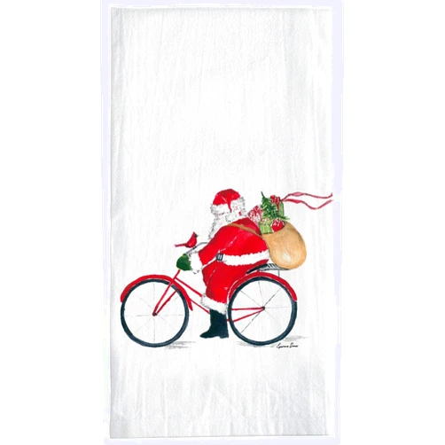 Sullivans Cynthia Dunn Santa & Bike Towel