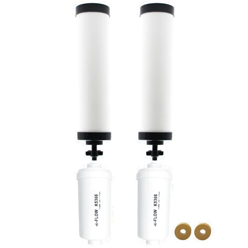 Renami 【Upgraded】Renami Ceramic Filter & Fluoride Filter Replacement for Berkey® BB9-2 Black Filters & PF-2 Fluoride Filters, Compatible with Berkey® Gravity Water Filter System, Combo Pack