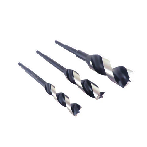 WoodOwl Wood Owl 00707 3 Piece Set OverDrive Fast Boring Ultra Smooth Auger Brad Point Boring Bits Containing the Following Sizes 5/8”, 3/4” and 1”