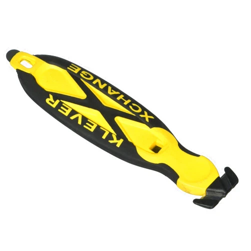 Klever XChange, Safety Knife Cutter, Replaceable Head, Yellow