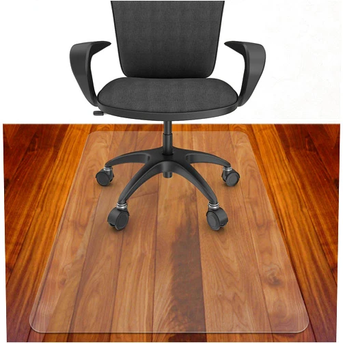 Azadx Office Chair Mat for Hardwood Floor 36 X 48, Plastic Mat for Office Chair Easy Glide on Hard Floors, Clear Computer Chair Mat Office Floor Mat Protector for Wood Floors