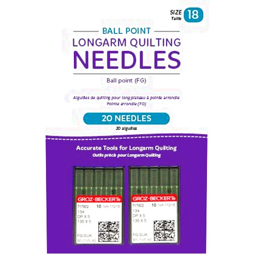 Handi Gadgets Handi Quilter Longarm Quilting Needles - Ball Point (FG) Size 18 (Pack of 20)