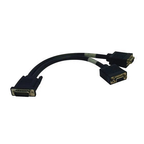 Tripp Lite DMS-59 to Dual VGA Splitter Y Cable (M to 2xF) 1-ft(p574-001)