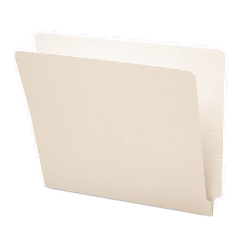 Smead End Tab File Folder, Shelf-Master Reinforced Straight-Cut Tab, Letter Size, Gray, 100 per Box (25310)