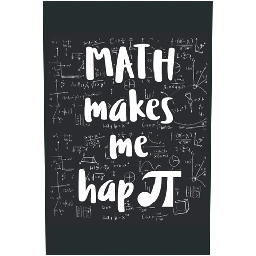 When Math Vibes Publishing Math me hace happi: Diario de 6x9 para hábitos diarios, diario, cuaderno, planes, libro de registro (matemáticas, matemático, maestro, pi) (Spanish Edition)