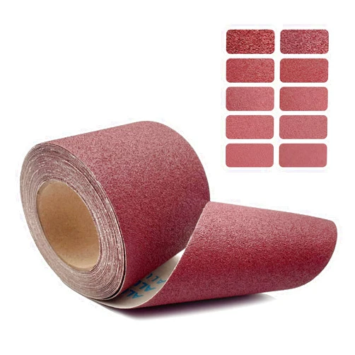 YGFRSTO 80 Grit Emery Cloth Roll, 4.5 Inch Wide 32.8 Ft Long (Equals 1/4 Sheet Sandpaper 71 Pcs) Abrasive Sandpaper Rolls for Metal Automotive Wood Furniture Sanding Paper Drum Palm Sander (80 Grit)