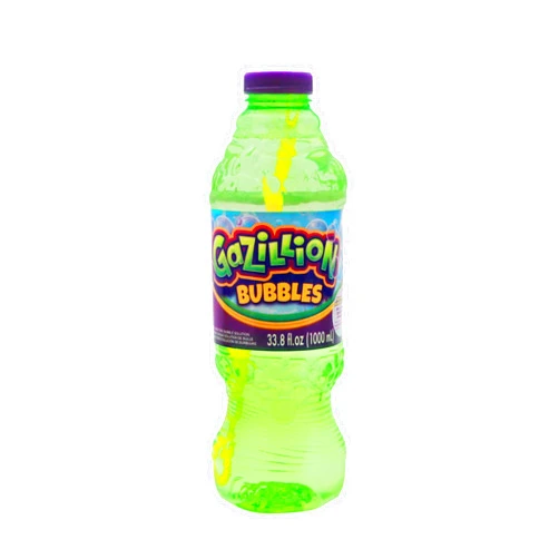 Gazillion Bubbles, Original Bubble Solution 1L - Create Bubbles with Premium Formula & 7-in-1 Bubble Wand - Non-Toxic & Safe