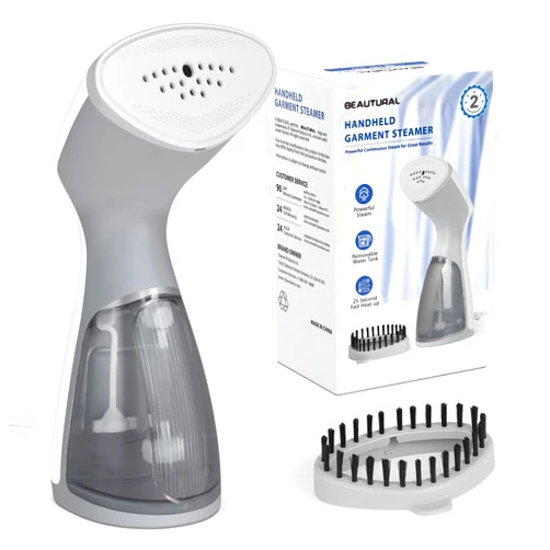 BEAUTURAL Steamer for Clothes,1000W Portable Clothes Steamer with 140ML Water Tank,Quick Wrinkle Removal for All Fabrics, Ideal for Home, Office, Travel