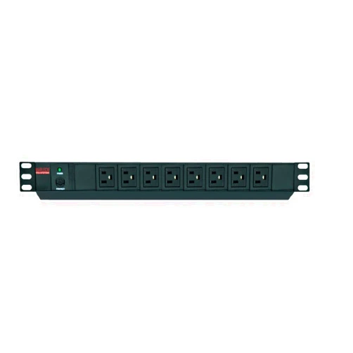 212 Main Maruson Basic 8 Port Circuit Breaker with Prompt Overload Protection NEMA 5-15 Power Distribution Unit