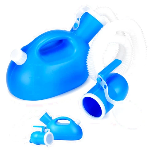 ONEDONE Urinals for Men - Male Urine Bottle Spill Proof Men Urinal Bottle w/Separate Urine Outlet Portable Pee Container 68 OZ for Hospital Home Camping Car Travel Leakproof 59