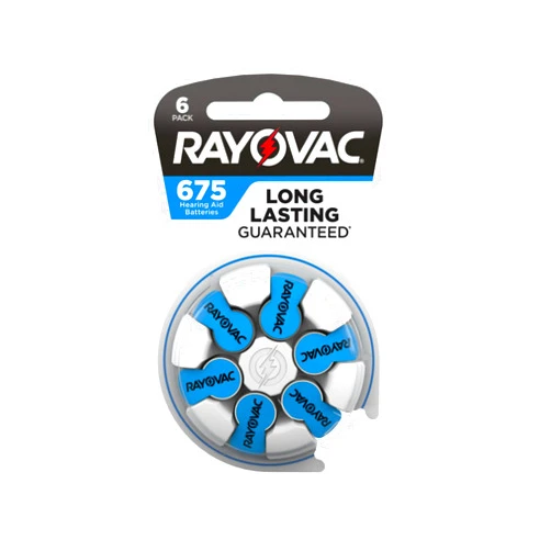 Rayovac - (6 Pack 675-6 1.45V 675 Hearing Aid Battery