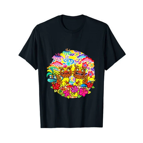 Okinawa Designed Okinawa Japan Shisa Dog I Love Miss Okinawa I Want Men Women T-Shirt