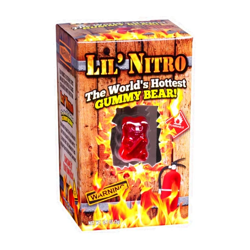 Flamethrower Candy Company Lil' Nitro: The World's Hottest Gummy Bear