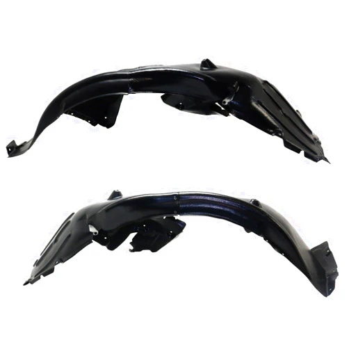 PARTSWICH New Set Of 2 Inner Fender Liner Compatible For BMW 5-S 2008, 2009, 2010 Front Driver Left & Passenger Right Side