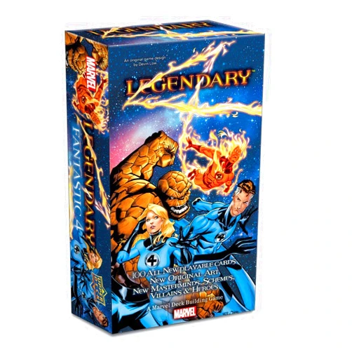 Upper Deck Legendary: A Marvel Deck Building Game: Fantastic Four Expansion (100 Cards)