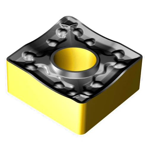 Sandvik Coromant, CNMM 432-PR 4325, T-Max P Insert for Turning, Carbide, Diamond 80°, Neutral Cut, 4325 Grade, Ti(C,N)+Al2O3+TiN, Inveio™ Coating Technology (Pack of 10)