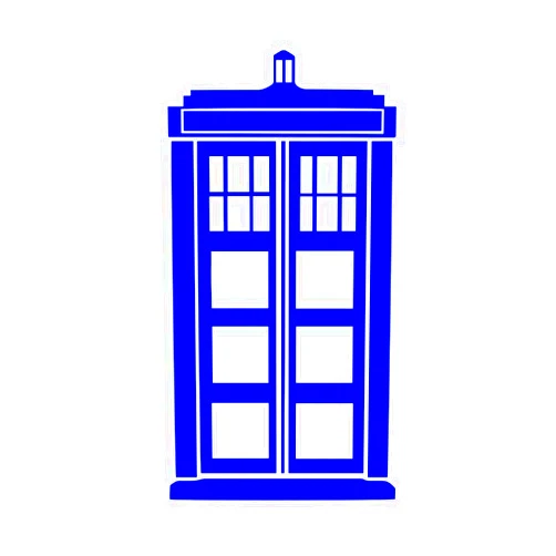 Bargain Max Decals - Tardis DW Whovian Sticker Decal Notebook Car Laptop 8