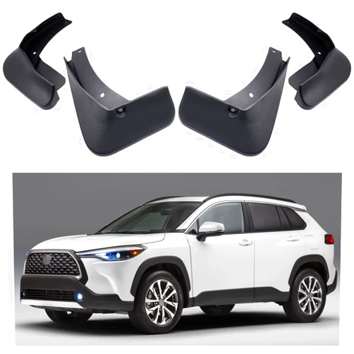 MOERTIFEI 4Pcs Car Mudguard Fender Mud Flaps Splash Guard Compatible with 2022 2023 2024 Toyota Corolla Cross