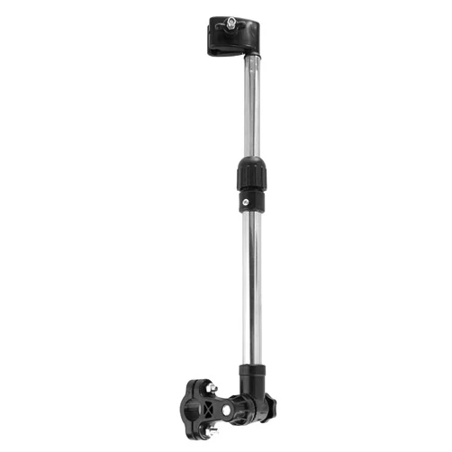 Joyzan Bicycle Umbrella Clamp Holder, Wheelchair Mount Stand 360°Adjustable Baby Stroller Universal Handlebar Connector Frame Attachment Bike Stainless Steel Rollator Handle Bar Stretch Supporter
