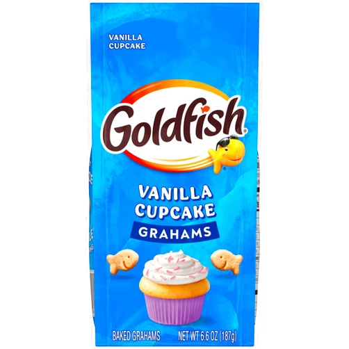 Goldfish Pepperidge Farm Goldfish Grahams Vanilla Cupcake Baked Grahams, 6.6 Oz Bag