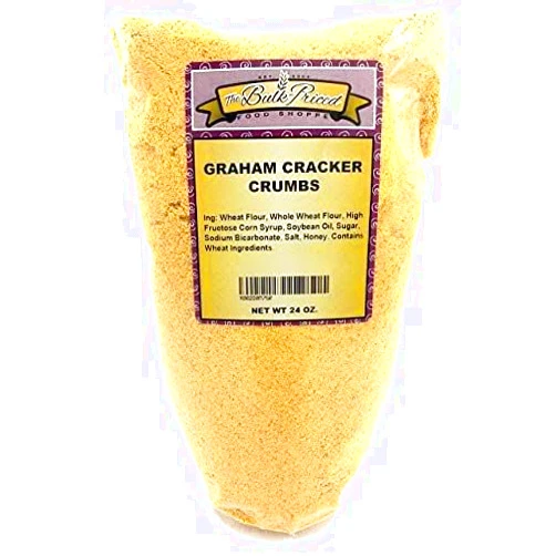 The Bulk-Priced Food Shoppe Graham Cracker Crumbs, Bulk Size (1.5 lb. Resealable Zip Lock Stand Up Bag)