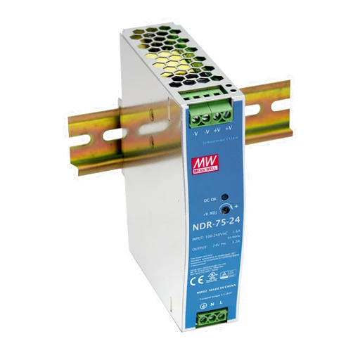 MeanWell MEAN WELL original NDR-75-12 12V 6.3A meanwell NDR-75 12V 75.6W Single Output Industrial DIN Rail Power Supply