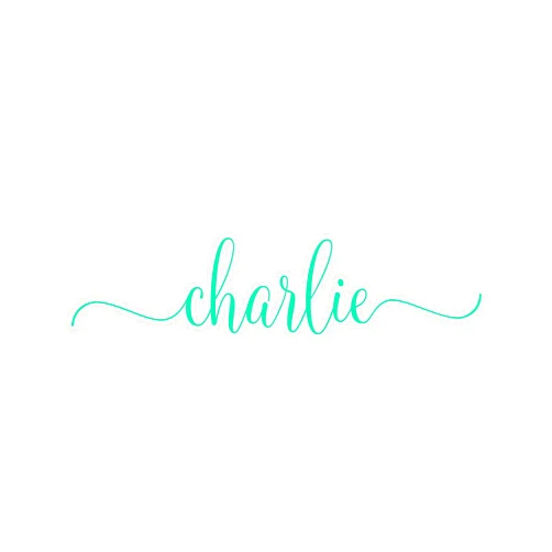 Lucylews Home Name Stickers - Name Wall decals - Name Decals for girls - Custom Wall Decal- Personalized Name Wall Decals