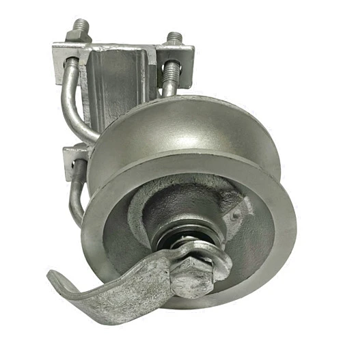 Sourdough Gate Hardware Single Rear Pipe Track Wheel for Chain Link Sliding Gates