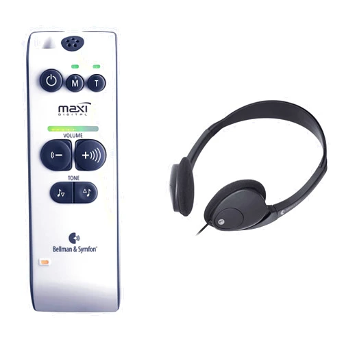 Bellman & Symfon Bellman Audio Maxi BE2020 Wireless Personal Hearing Amplifier with 71dB Amplification - INCLUDES - Headphones