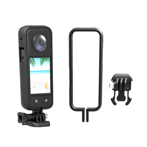 ZLiT Utility Frame Cage Mount Bracket Fit for Insta360 ONE X3 Action Camera Protective Housing Case