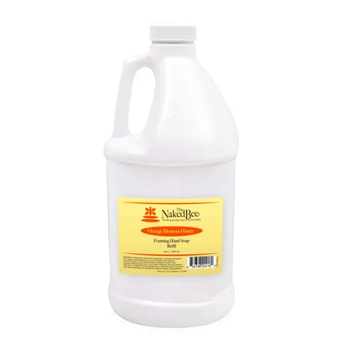 The Naked Bee Foaming Hand Soap Orange Blossom Honey (64 oz) Refill