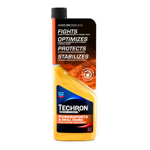 Chevron Techron Protection Plus Powersports and Small Engine Fuel System Treatment, 10 oz, Pack of 1