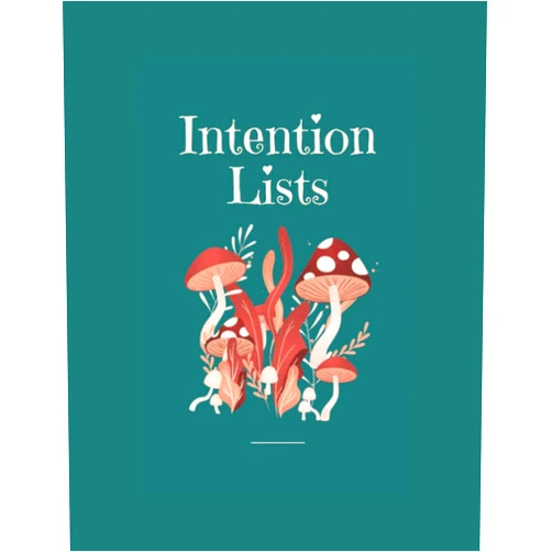 Niki Harris,Kyle Harris Intention Lists