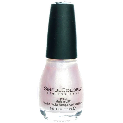 SinfulColors Sinful Colors Professional Nail Polish Enamel, Glass Pink [376] 0.50 oz (Pack of 2)