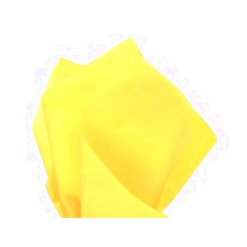 ShipGuard Bulk Dandelion Canary Yellow Tissue Paper 15 Inch X 20 Inch - 100ct