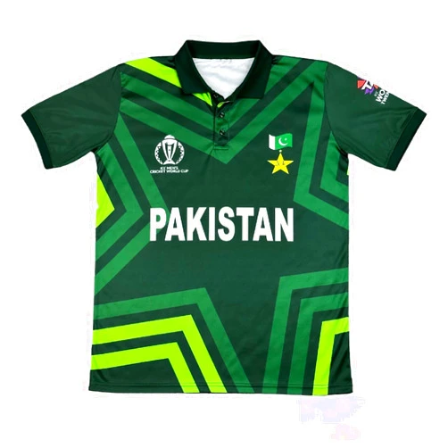 Generic Pakistan Cricket Team Fan Jersey,T-Shirt Regular Fit Strechable 100% Polyster Small Medium Large XL New-Made in Pakistan