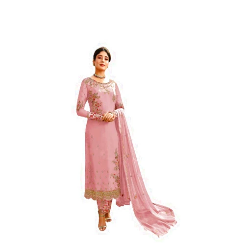 Generic Prija Collection Ready to Wear Indian Pakistani Ethnic Wear Designer Straight Salwar Kameez Suit for Womens