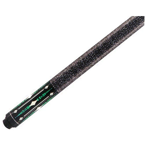 McDermott Lucky L28 Maple/Linen Wrap Pool/Billiard Cue-Black/Green Points