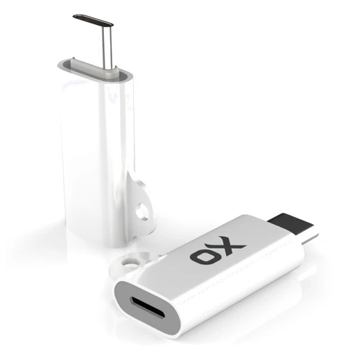 Ox Power Lightning to USB-C Adapter - Ultra-Fast Charging Compatible with iPhone to USB-C Adapter. MFi Certified for Use with iPhone 15 with USB-C. USB-C to Lightning Adapter (35W Adapter, 2-Pack)