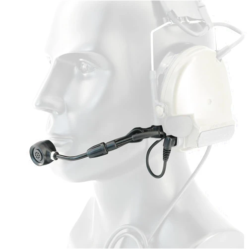 Hearangel Boom Microphone Adjustable 2 pin Compatible with COMTAC Series Headsets (A Short)