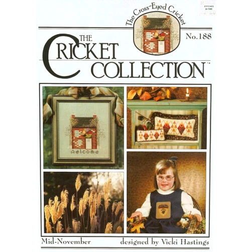 Vicki Hastings The Cricket Collection: Mid-November (Craft Book, Cross Stitch) (The Cross-Eyed Cricket, 188)