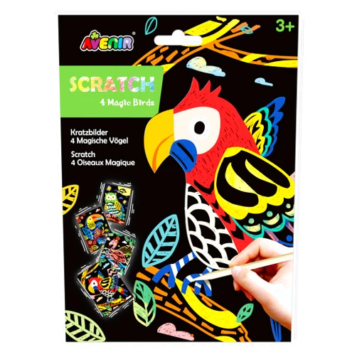 Avenir CH1543 Scratch Magic Bird, Mixed Colours